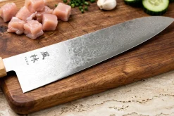 Couteau gyuto 21cm japonais Yuzo Ryuho Damas SG2