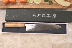 Couteau gyuto 24cm japonais Yuzo Ryuho Damas SG2
