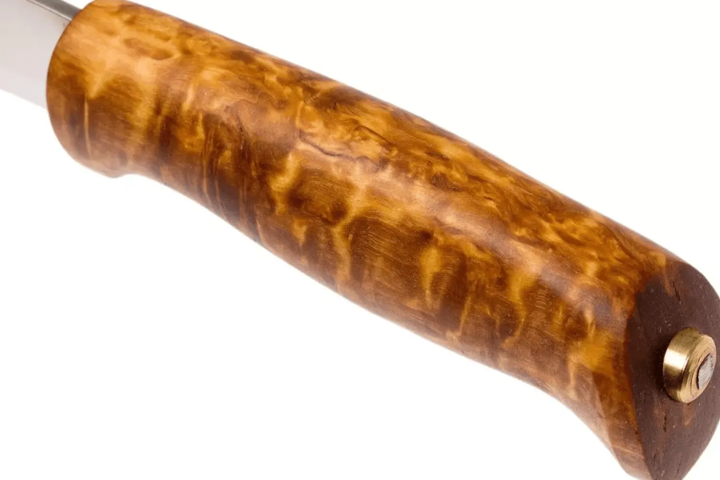 Couteau Helle Gaupe H310 lame en acier inox 10,7cm manche en bois de bouleau + étui en cuir