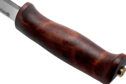 Couteau Helle Gro H200007 lame en acier inox 9,3cm manche en bois de bouleau + étui en cuir