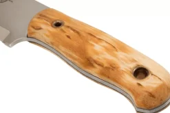 Couteau Helle Mândra H620 lame en acier inox 6,9cm manche en bouleau + étui en cuir