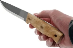 Couteau Helle Temagami H300 lame en acier inox 11cm manche en bouleau + étui en cuir