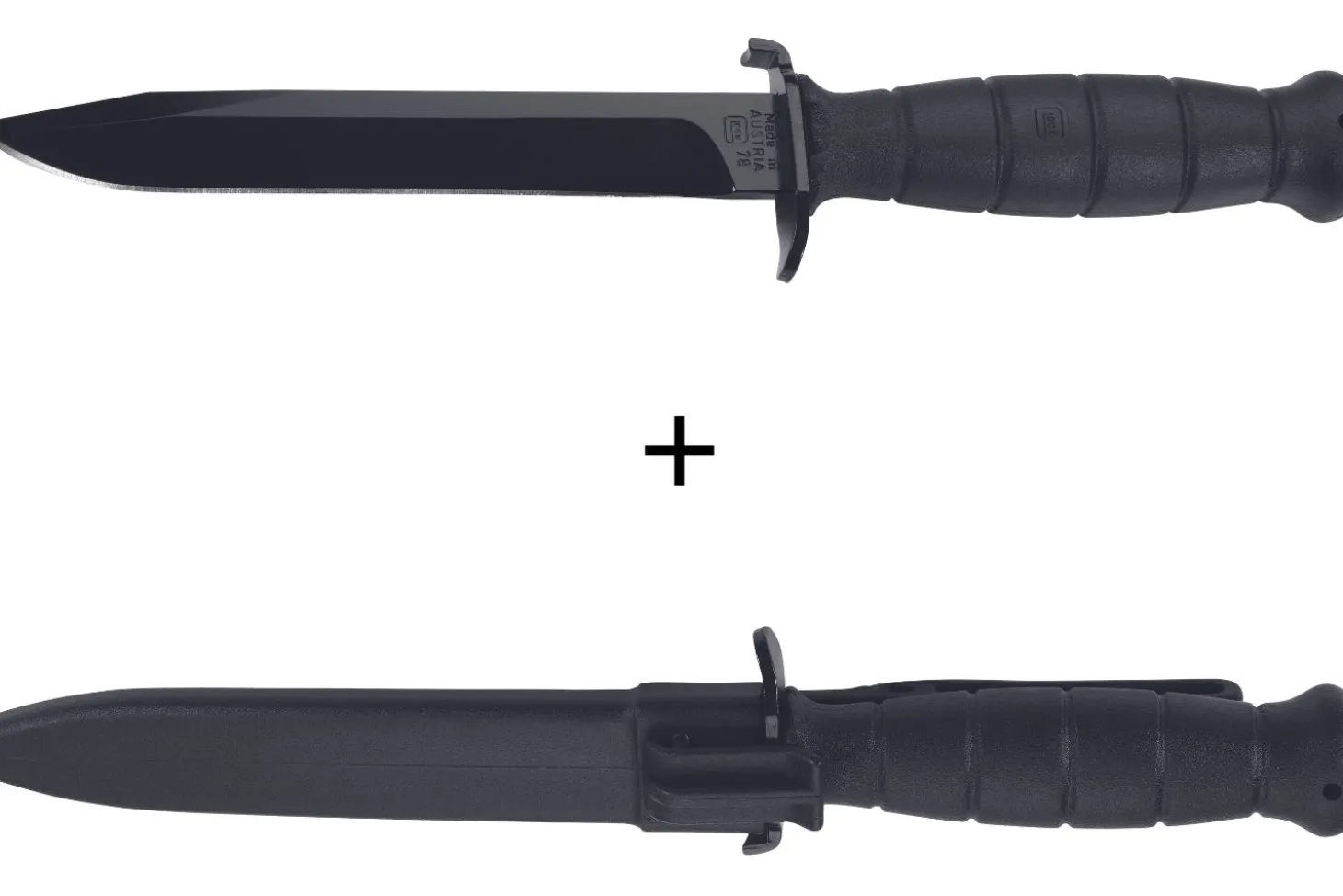 Couteau Herbertz 100617 lame 16,5cm manche polymère noir + étui