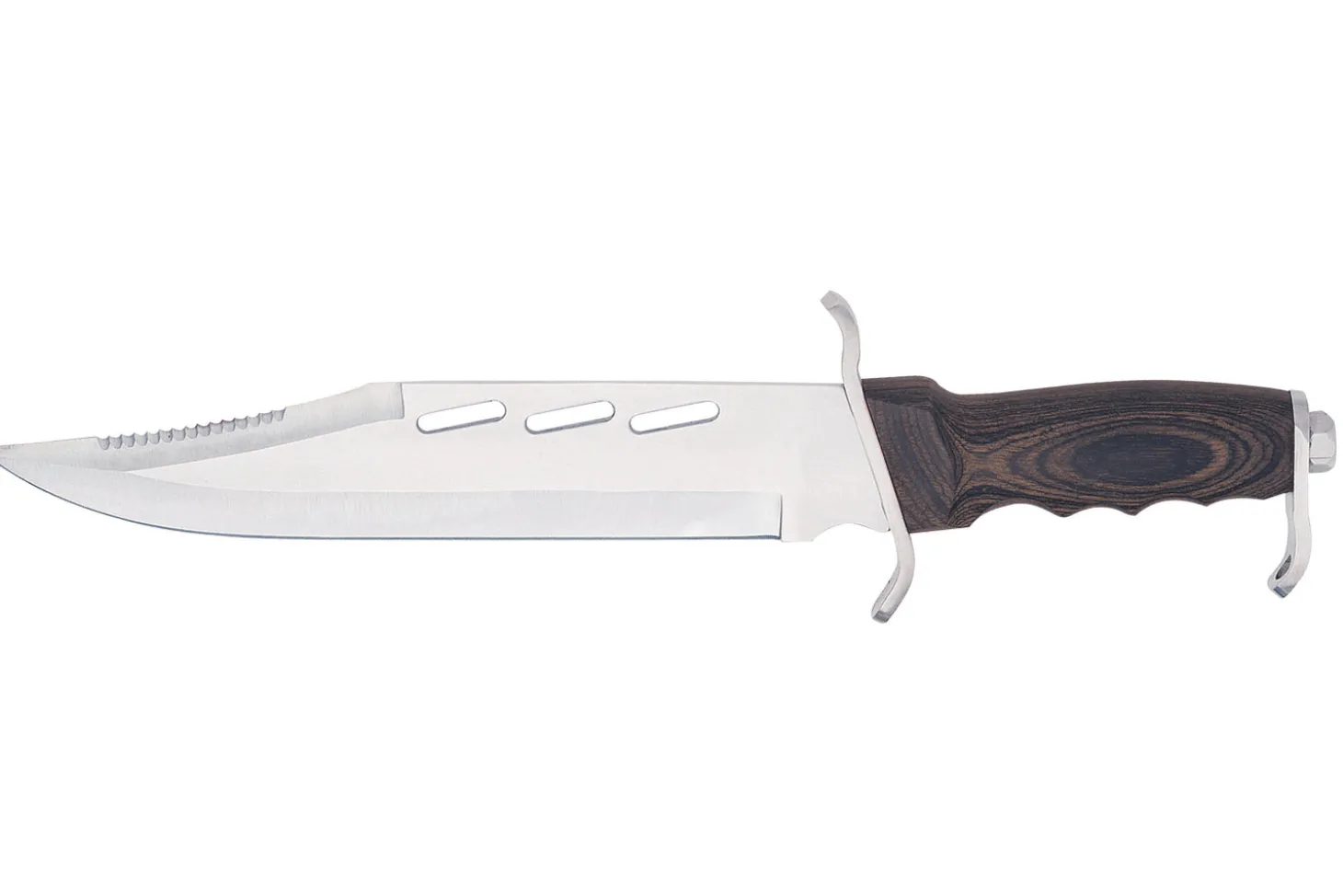 Couteau Herbertz 105928 lame en inox 28cm manche en pakkawood avec garde + étui