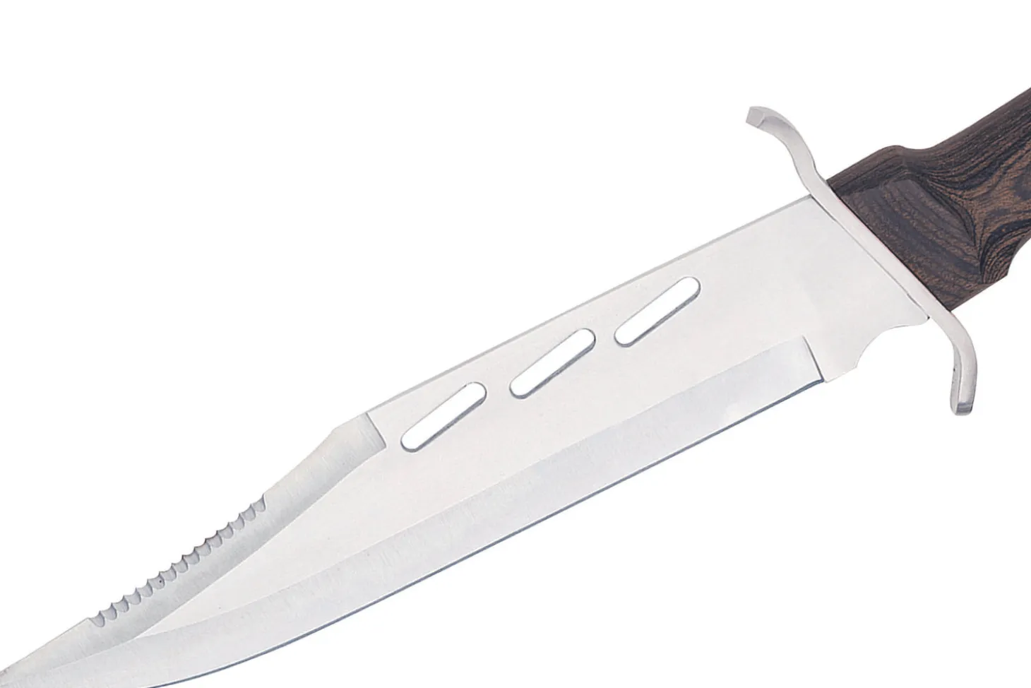 Couteau Herbertz 105928 lame en inox 28cm manche en pakkawood avec garde + étui