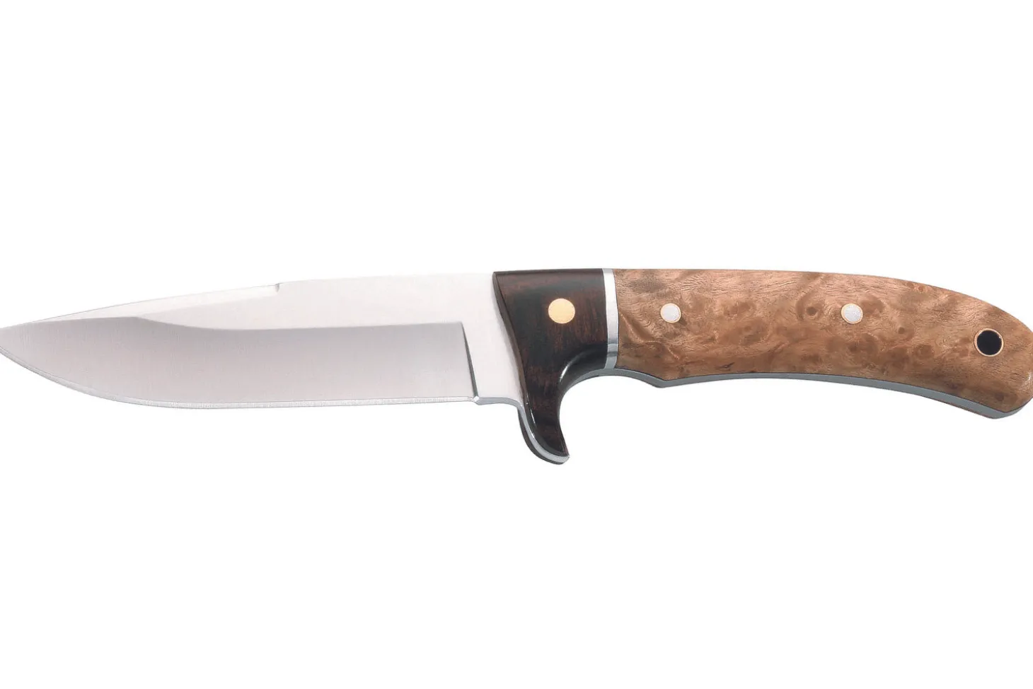 Couteau Herbertz 110311 lame en inox 10,8cm manche en bois de racine avec étui en cuir