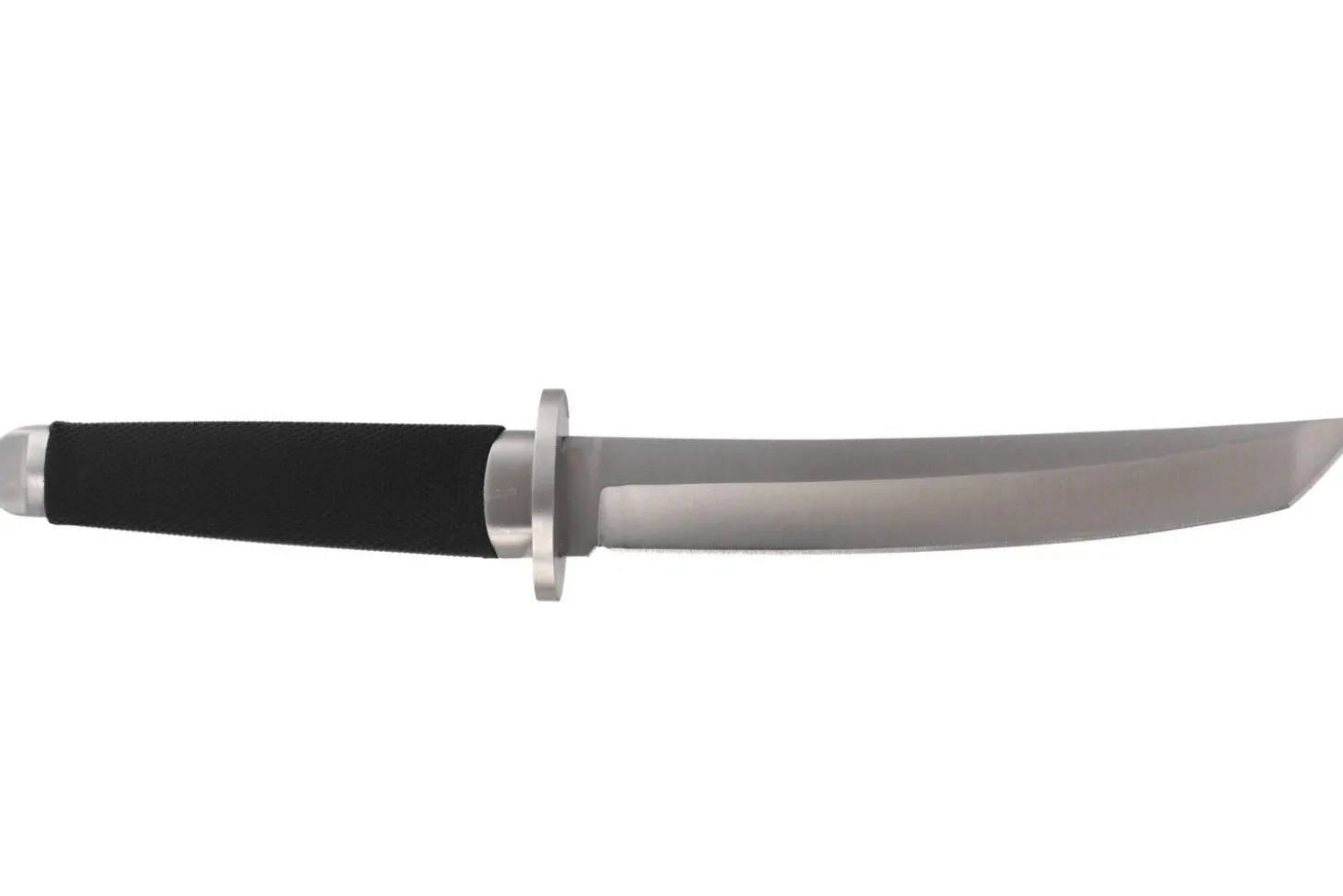 Couteau Herbertz 581318 lame tanto 18cm manche caoutchouc noir + étui en cuir