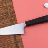 Couteau honesuki 15cm japonais artisanal Hatsukokoro Shirasagi manche en ébène