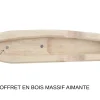 Couteau à huître Charles Canon manche en coquille Saint-Jacques fabriqué en France + coffret en bois