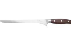 Couteau à jambon 25cm Guillaume Leonard Cuistot en acier inoxydable et bois de santal rouge