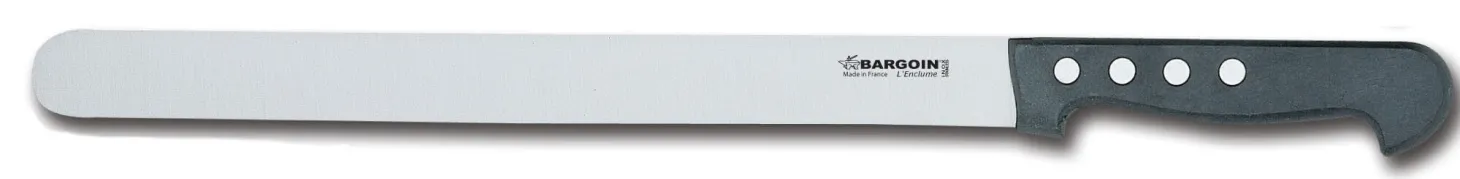 Couteau à jambon 33cm largeur 30mm Classic 4 rivets Bargoin