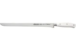 Couteau à jambon forgé Riviera White Arcos lame flexible 30cm acier NITRUM®