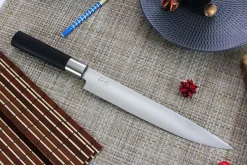 Couteau à jambon japonais KAI Wasabi Black lame 23cm