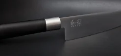 Couteau à jambon japonais KAI Wasabi Black lame flexible 18cm