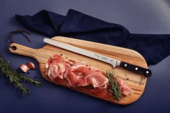 Couteau à jambon Tramontina Century lame forgée 25cm manche polycarbonate noir