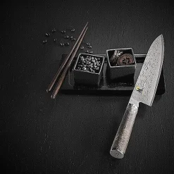 Couteau japonais Santoku Miyabi 5000MCD67 18cm 132 couches de damas