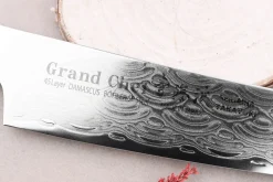 Couteau kengata sujihiki 25cm japonais Sakai Takayuki Grand Chef Seigaiha Damas 45 couches