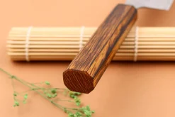 Couteau kiritsuke 21cm japonais artisanal Yuzo Enju Damas 440C