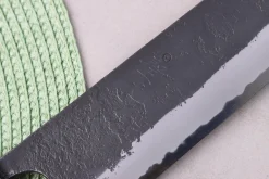 Couteau kiritsuke 24cm japonais artisanal Masashi Yamamoto BS1 Black Nashiji