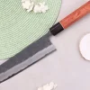 Couteau kiritsuke 21cm japonais artisanal Masashi Yamamoto BS1 Black Nashiji