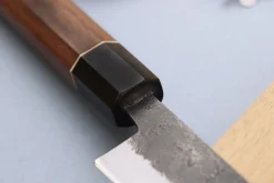 Couteau kiritsuke 15cm japonais artisanal Yuzo Black Nashiji