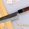Couteau kiritsuke 18cm japonais artisanal Yuzo Black Nashiji