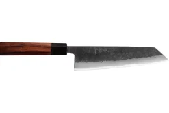 Couteau kiritsuke 21cm japonais artisanal Yuzo Black Nashiji