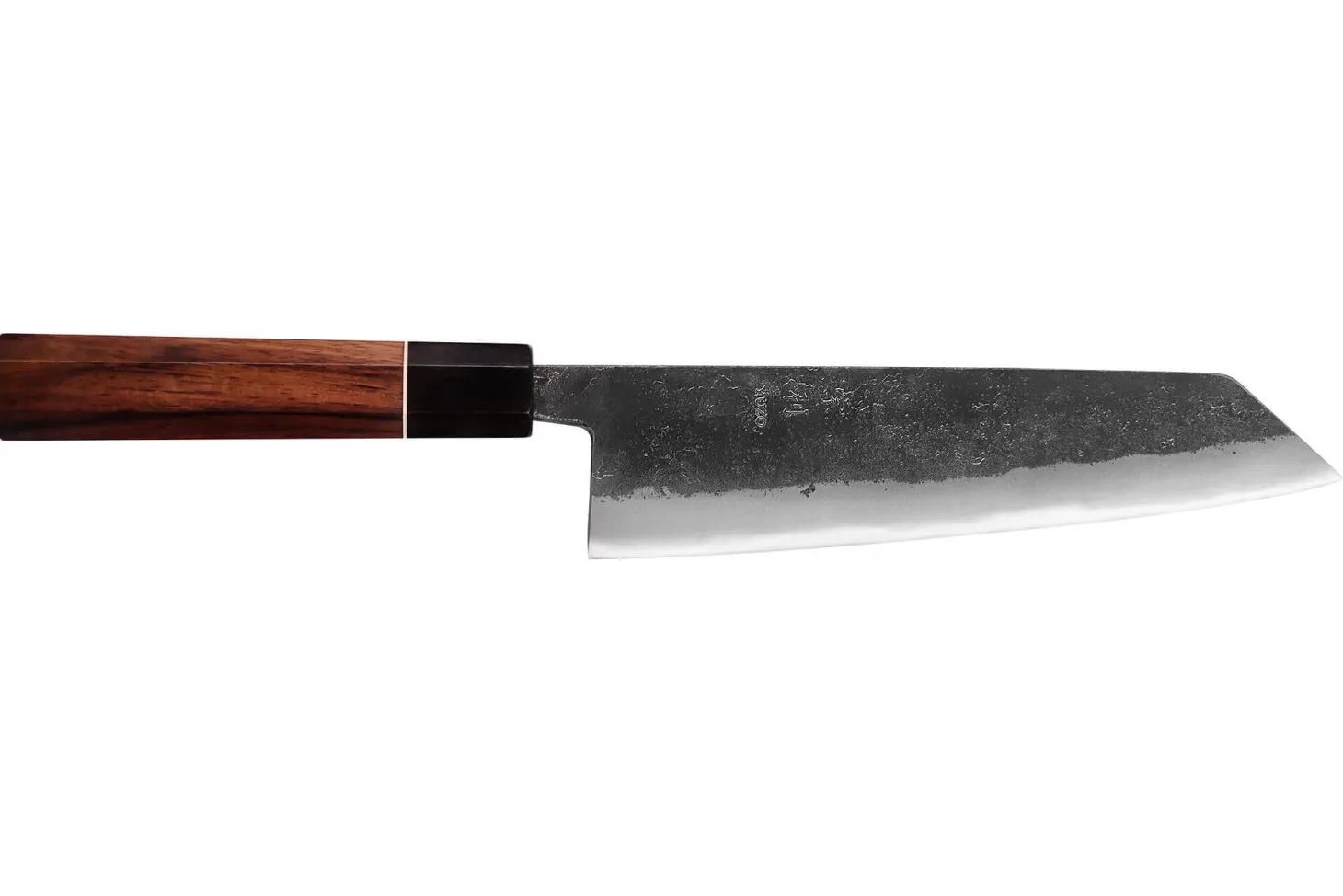 Couteau kiritsuke 21cm japonais artisanal Yuzo Black Nashiji