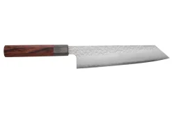 Couteau kiritsuke 20cm japonais artisanal Hado Shiosai VG10 manche bois de pakka