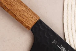 Couteau kiritsuke 19cm japonais Sakai Takayuki Kurokage VG10 manche en chêne brûlé