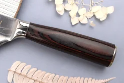 Couteau kiritsuke 19cm Kutoyama Black Pakka