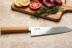Couteau kiritsuke gyuto 21cm japonais Yuzo Ryuho Damas SG2