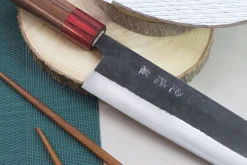 Couteau kiritsuke japonais artisanal Wusaki Yuzo BS2 21cm