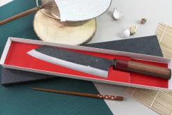 Couteau kiritsuke japonais artisanal Wusaki Yuzo BS2 21cm