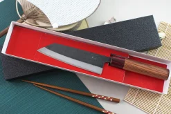 Couteau kiritsuke japonais artisanal Wusaki Yuzo BS2 15cm