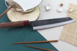Couteau kiritsuke japonais artisanal Wusaki Yuzo BS2 24cm