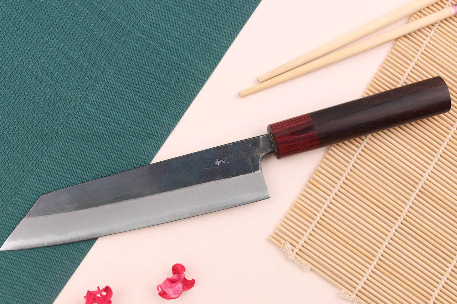Couteau kiritsuke japonais artisanal Wusaki Yuzo BS2 18cm