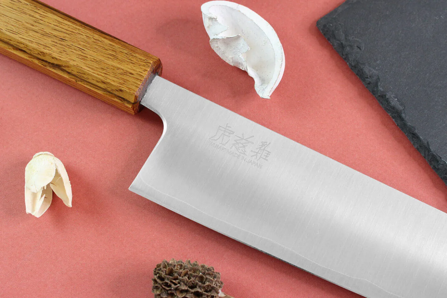 Couteau kiritsuke japonais artisanal Wusaki Migaki G3 21cm