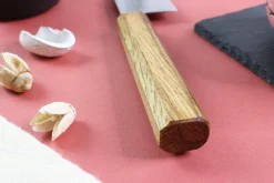 Couteau kiritsuke japonais artisanal Wusaki Migaki G3 24cm