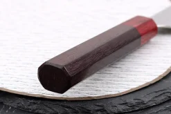 Couteau kiritsuke japonais artisanal Yoshimi Kato Minamo SG2 Tsuchime 21cm