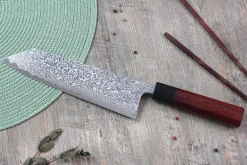Couteau kiritsuke japonais artisanal Masashi Yamamoto SLD damas 21cm