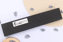 Couteau kiritsuke japonais 19cm Sakai Takayuki Nanairo Wine Damas VG10