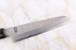 Couteau kiritsuke universel 13,5cm japonais artisanal Sakai Kikumori Kikuzuki Rin