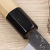 Couteau kiritsuke universel 13,5cm japonais artisanal Sakai Kikumori Kikuzuki Kuro