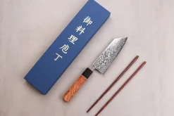 Couteau ko-bunka 13,5cm japonais artisanal Masashi Yamamoto SLD damas