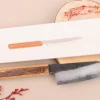 Couteau ko bunka 13,5cm japonais artisanal Hado Sumi B1D manche en cerisier