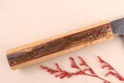 Couteau ko bunka 13,5cm japonais artisanal Hado Sumi B1D manche en cerisier