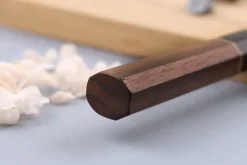 Couteau ko-bunka 13,5cm japonais artisanal Yuzo Black Nashiji