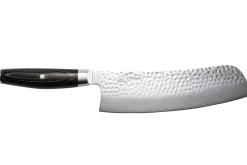 Couteau konata japonais Yaxell Ketu lame 21,5cm manche en Pakkawood