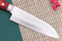 Couteau ko santoku japonais artisanal Masutani 13cm martelé